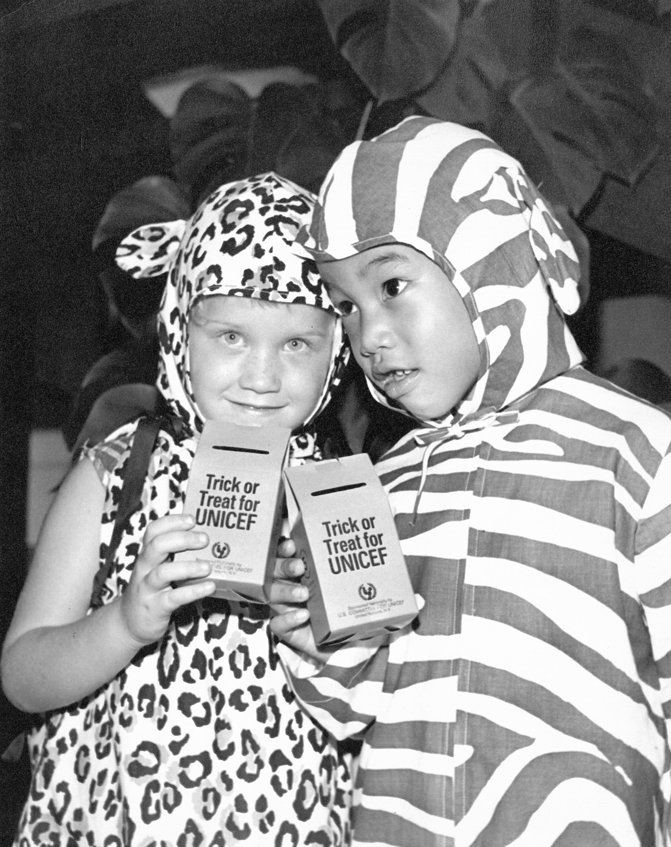 This is the 75th year that costumed kids are asking not only for candy but trick or treating for UNICEF to help children in need.  The program has raised over $200 million since it began.